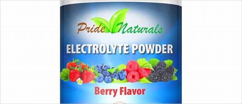 Best electrolyte supplement
